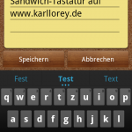 Ice Cream Sandwich Keyboard - Hochformat