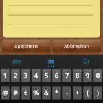 Ice Cream Sandwich Keyboard - Sonderzeichen 1